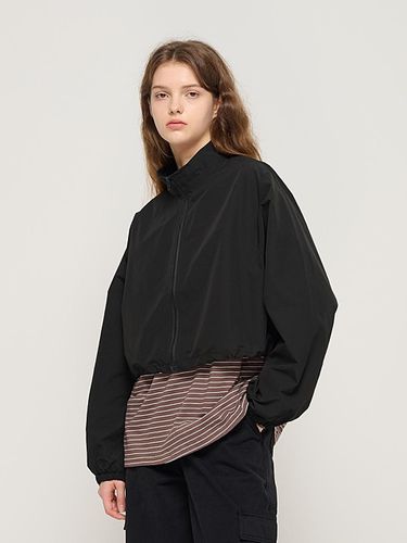 Essential String Cropped Jumper (Black) - CARGOBROS - Modalova