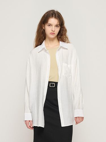 Loose fit Easy Long Shirt (White) - CARGOBROS - Modalova