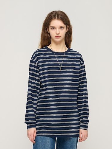 American Casual Stripe Oversized T-Shirt () - CARGOBROS - Modalova