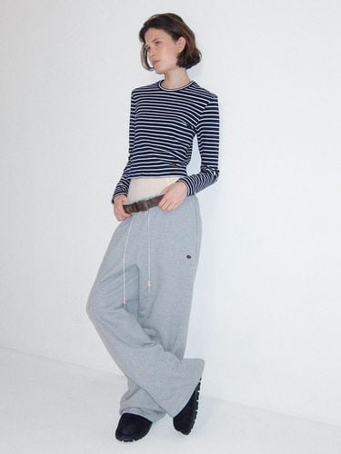 LLL 90S SWEAT PANTS_HEATHER GREY - LLLDESIGNSTUDIO - Modalova