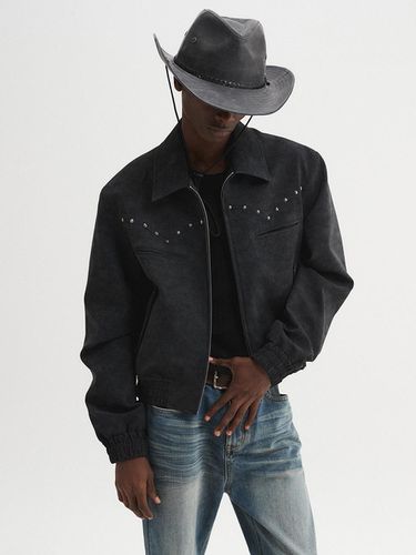 Rivet Western Jacket Black - DNSR - Modalova