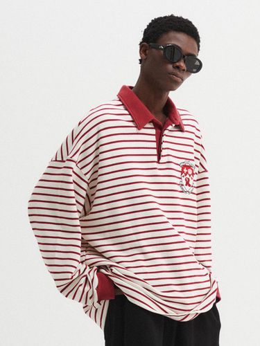 Stripe polo shirt red - DNSR - Modalova