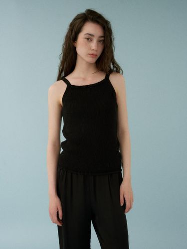 Sea Cotton Sleeveless Knit [Black] - MUARMUS - Modalova