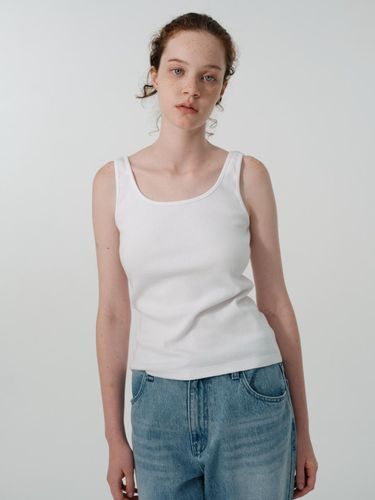 COTTON SLEEVELESS_WHITE - septim - Modalova