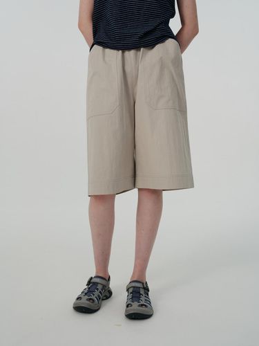 BERMUDA BANDING PANTS_BEIGE - septim - Modalova