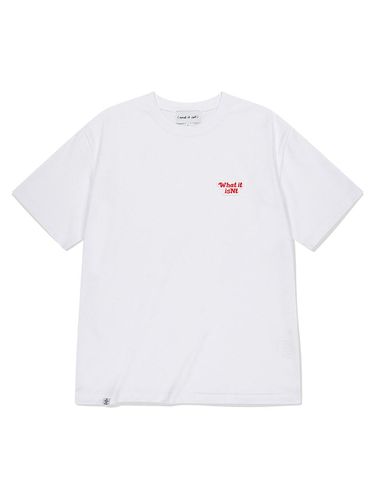 Logo Wappen Ponte Short Sleeve T-shirt White - Wacky Willy - Modalova