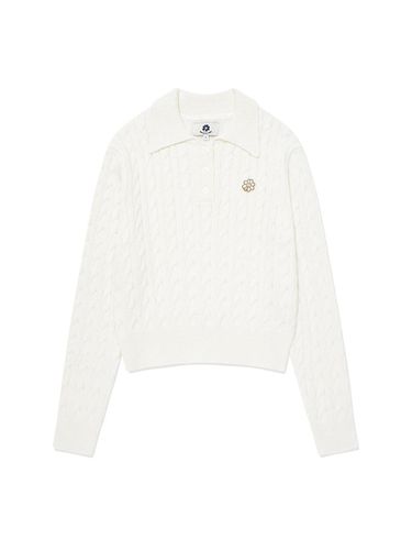 Women' Florie and Pen Cable Button-Up Collar Knit - Wacky Willy - Modalova