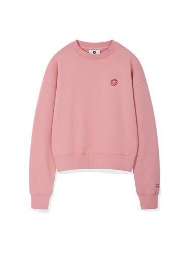 Women' Florie and Penn Cropped Sweatshirt Pink - Wacky Willy - Modalova