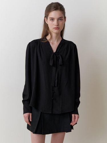 Dandelion tie blouse (black) - RE_L - Modalova