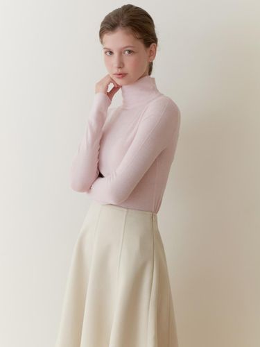 Powdery turtleneck knit (pale pink) - RE_L - Modalova