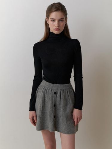 Powdery turtleneck knit (black) - RE_L - Modalova