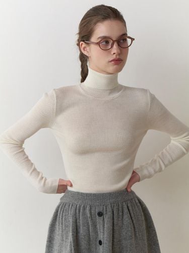 Moyna turtleneck knit (ivory) - RE_L - Modalova