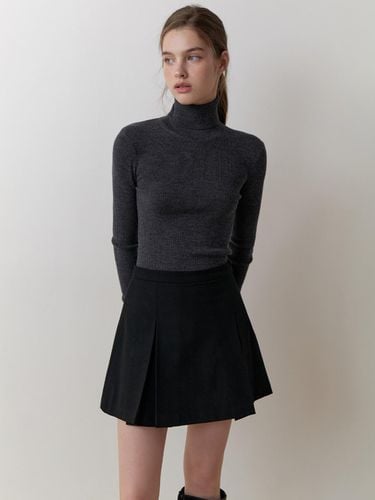 Moyna turtleneck knit (charcoal) - RE_L - Modalova