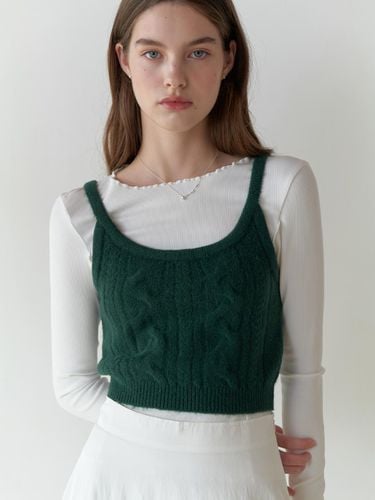 Bergamot knit bustier (green) - RE_L - Modalova