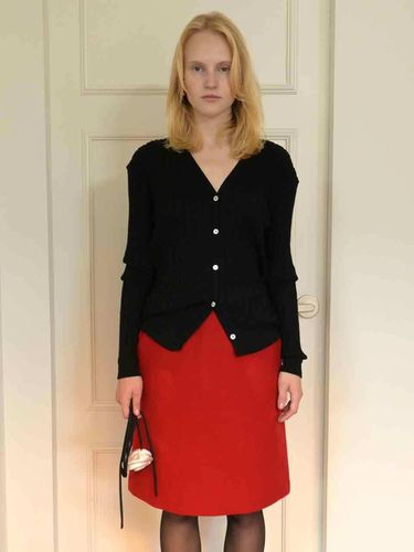 Stove Wool Skirt [Red] - MUARMUS - Modalova