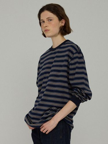 Jacob stripe t shirt_dark navy - L’EAU - Modalova