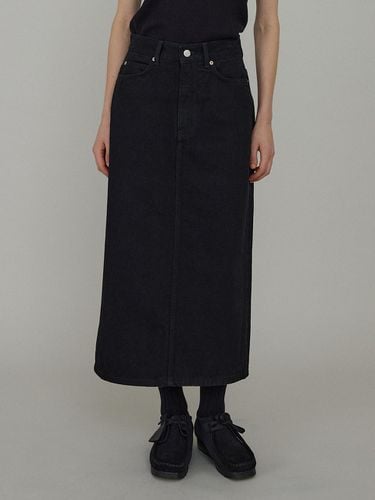 Leau denim skirt_jet black - L’EAU - Modalova