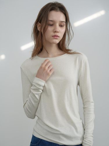 WOOL LONG SLEEVE T SHIRT_4COLOR - septim - Modalova