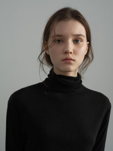 WOOL TURTLENECK T SHIRT_3COLOR - septim - Modalova