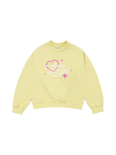 SCRIPT HEART LETTERING WOMENS SWEATSHIRTS - acme de la vie - Modalova