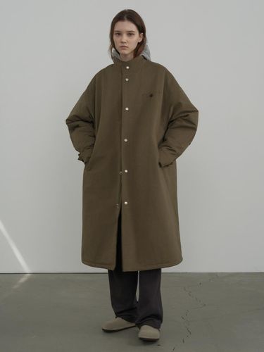 LONG PARKA_KHAKI - septim - Modalova