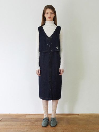 Best Layered Denim Embroidered dress_T246MOP162W - Thursday Island - Modalova