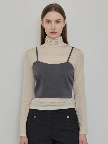 Minimal Backbutton Bustier_Gray - hyyk - Modalova