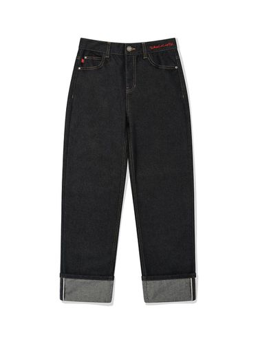 Women' turn-up denim pants are indigo - Wacky Willy - Modalova