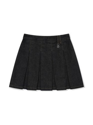 Women's denim pleats skirt indigo - Wacky Willy - Modalova