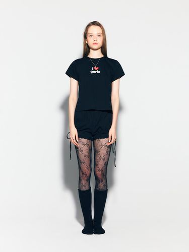 LOVE GURLS T - SHIRT BLACK - asif_CALIE - Modalova