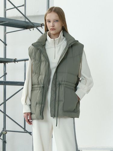 Hooded half-length down vest JYDV720C - Jucy Judy - Modalova