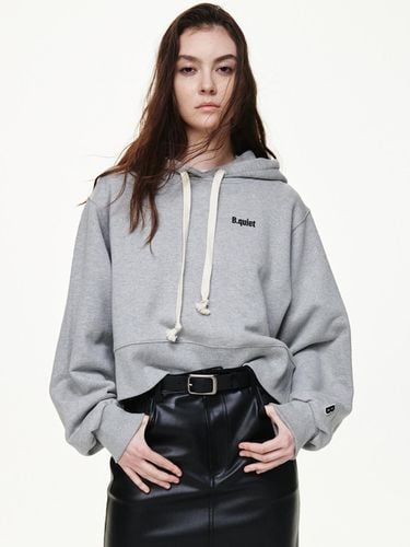 CROPPED HOODY_MELANGE GRAY - Bquiet - Modalova