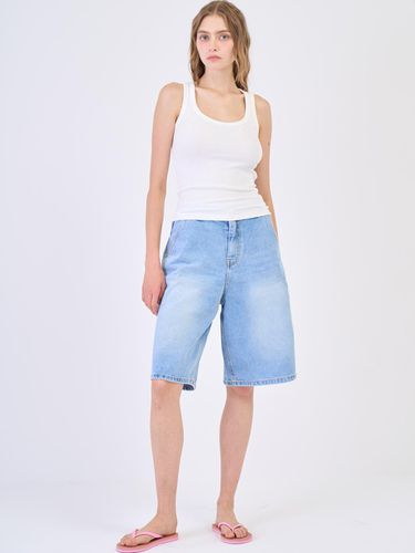 Bermuda Denim Pants Blue - RAVEROUS - Modalova