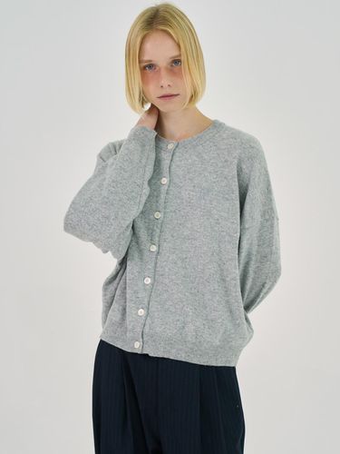 Loose Fit Round Neck Knit Cardigan - RAVEROUS - Modalova