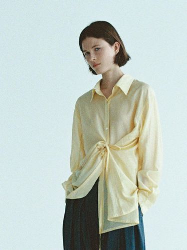 WRINKLE TENCEL SHIRTS - YELLOW - EPINGLER - Modalova