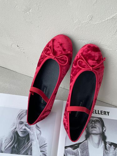 Rouge Velvet Flats_red ODR201921 - ODR - Modalova