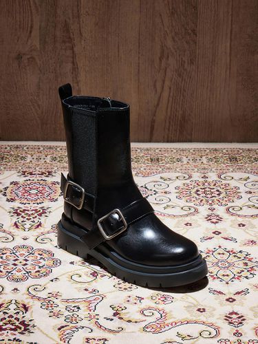 Buckle chelsea boots ()_DG3CW24521BLK - SUECOMMA BONNIE - Modalova