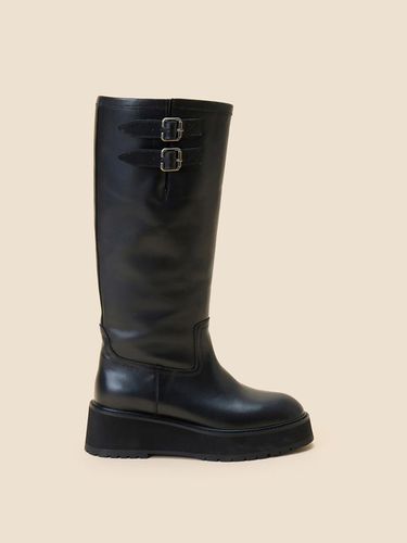 Platform long boots ()_DG3BW24515BLK - SUECOMMA BONNIE - Modalova