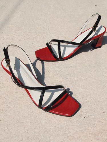 THYME Sandal_black & red - ATTITUDE;L - Modalova