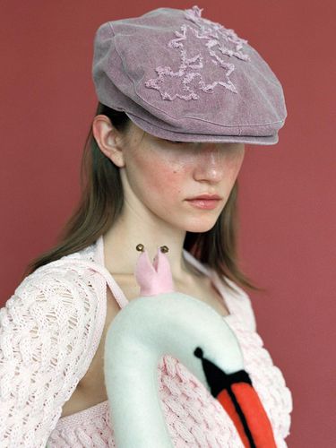 CLASSIC HUNTING CAP_DAMAGE_PINK - AWESOME NEEDS - Modalova