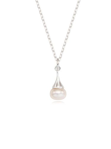 Sv925] Cone pearl necklace - Denu - Modalova