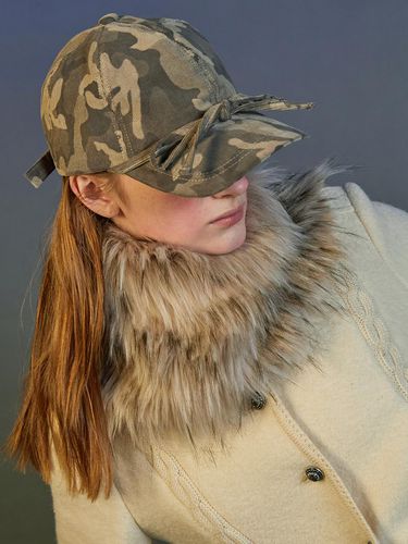 BASIC BALL CAP_RIBBON_CAMO KHAKI - AWESOME NEEDS - Modalova