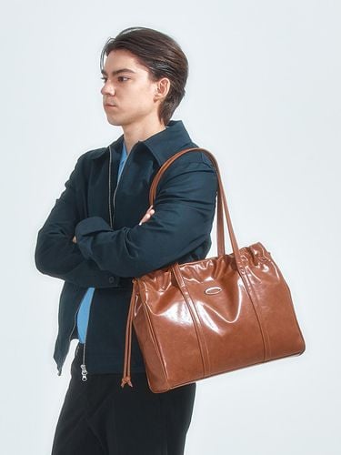 TRAWSTRING TOTE BAG, BROWN - BADGIGI - Modalova