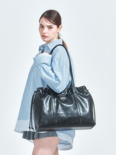 TRAWSTRING TOTE BAG, BLACK - BADGIGI - Modalova