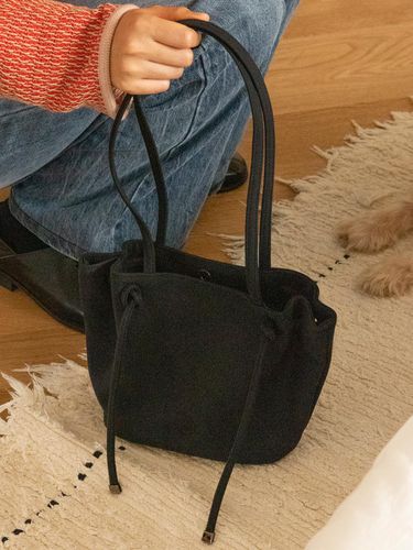 Clam suede bag_black - iroco - Modalova