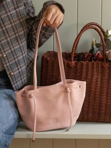 Clam suede bag_pink - iroco - Modalova