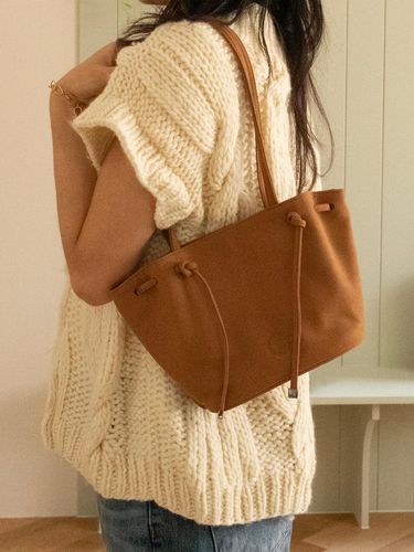 Clam suede bag_brown - iroco - Modalova