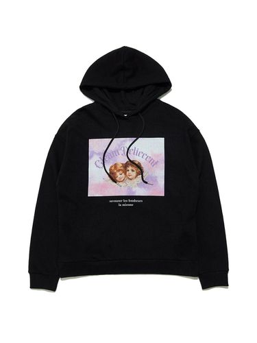 Angel Tzuyu Hoodie [BLACK] - DELICCENT - Modalova