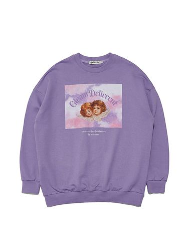 Angel's cute sweatshirt [VIOLET] - DELICCENT - Modalova