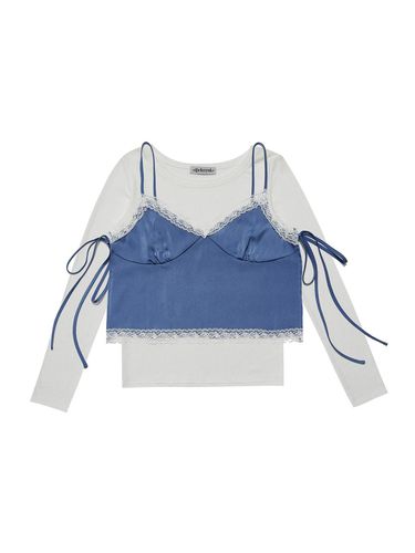 Amy Layered Set [BLUE] - DELICCENT - Modalova